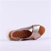 Oh My Sandals Criss Cross Slingback - Metallic